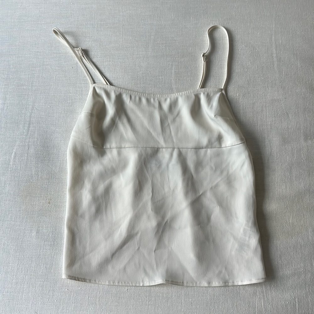 Urban outfitters white open back tank size XS